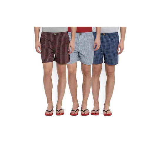 India Desire : Buy Joven Pack Of 3 Assorted Multi Cotton Boxers At Rs 449 From PaytmMall